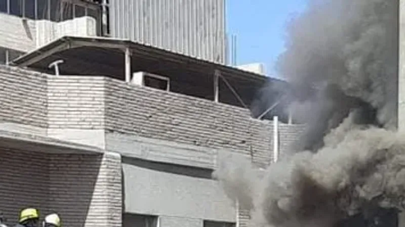 اندلاع حريق داخل مصنع بوابات فى مدينة 6 أكتوبر