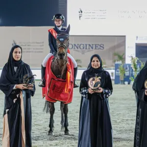 تألق «عالمي» في كأس أكاديمية فاطمة بنت مبارك لقفز الحواجز