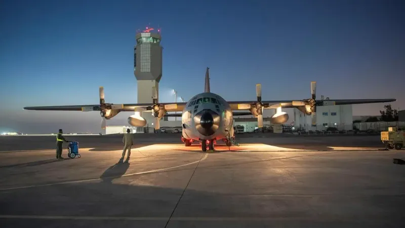 بمنظومة «ف - 15 إس أي».. القوات الجوية تُشارك في تمرين «علَم الصحراء» بالإمارات
