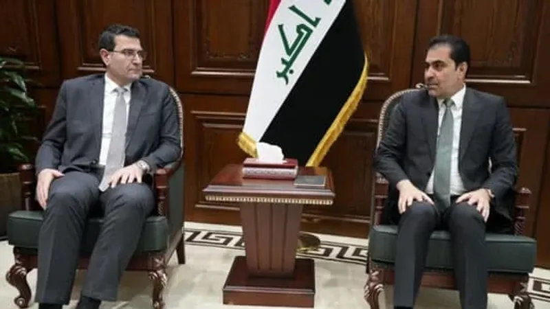 الحاج حسن بحث مع رئيس مجلس النواب العراقي بالإنابة في المستجدات الإقليمية