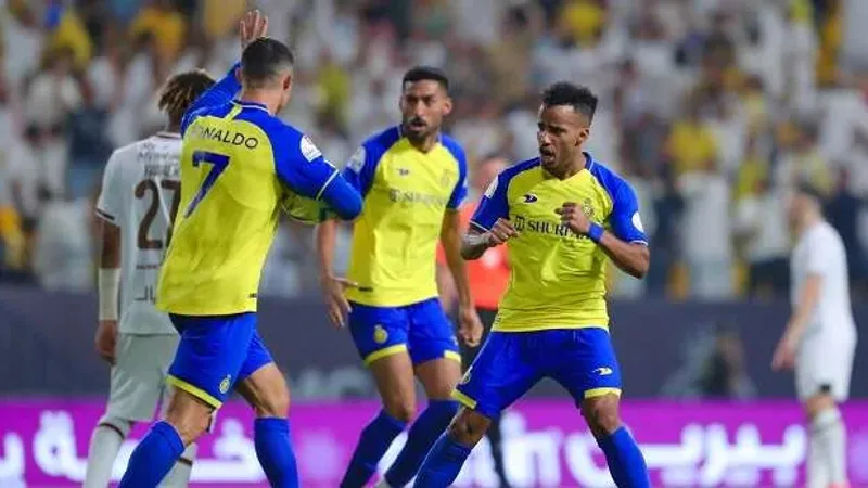النصر يكتسح الطائي بخماسية في الدوري السعودي