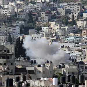 استشهاد 4 فلسطينيين بمخيم جنين بقصف صاروخي من طائرة مسيرة