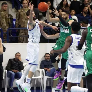 بطولة لبنان بكرة السلة هومنتمن أسقط بيروت، والحكمة تقدم إلى المركز الثاني