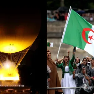 فيديو | فرنسا تلجأ إلى "اختراعها التاريخي" لإشعال المرجل الأولمبي .. و"ورود الجزائر" تخطف الأنظار