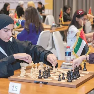 بطولة فاطمة بنت مبارك للشطرنج تجذب 100 لاعبة