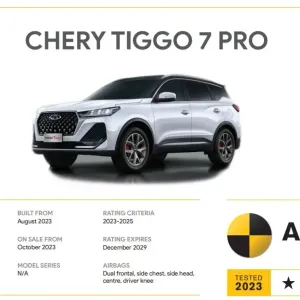 Chery's Substantial R&D Efforts Result in “5-Star” NCAP Rating for Flagship Models - Tiggo 7 & Tiggo 8