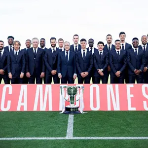 الصورة الرسمية لأبطال الدوري الإسباني ريال مدريد