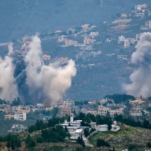 الكيان الاسرائيلي يقصف مدينة الخيام جنوب لبنان