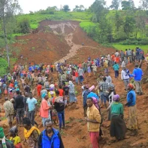 إثيوبيا تعلن الحداد ثلاثة أيام على ضحايا انهيار أرضي