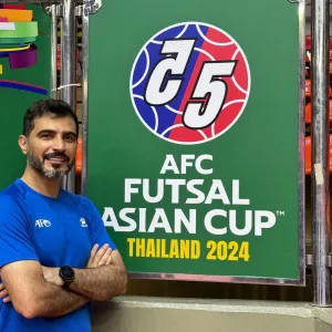 فهد الحوسني يُدير نهائي كأس آسيا للصالات