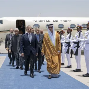 استقبله منصور بن زايد.. رئيس وزراء باكستان يصل البلاد