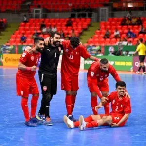 أحمر الصالات يخسر أمام إيران في الجولة الثانية لكأس آسيا