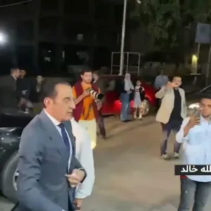 طارق علام يؤدي واجب العزاء في الراحلة شيرين سيف النصر