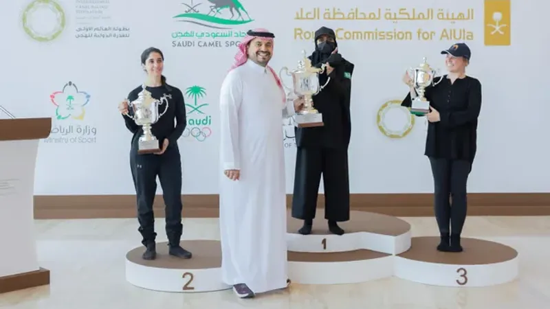 لقب بطولة العالم الأولى للقدرة الدولية للهجن "سعودي"