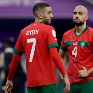 نهاية الشوط الأول بالتعادل السلبي بين المنتخب المغربي و نظيره الأنغولي