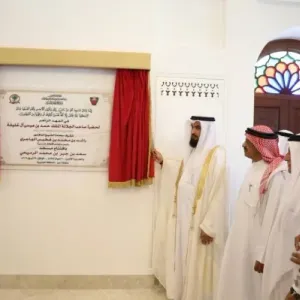 افتتاح مسجد سعد بن جبر الرميحي بمنطقة جو 
