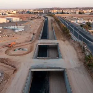 مشروع جسر ونفق طريق الملك خالد ينجز بنسبة 90% في سكاكا