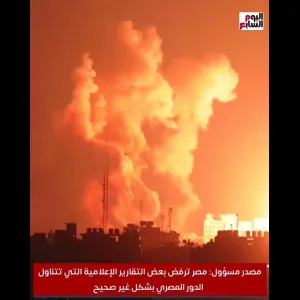 عاجل .. مصدر مسؤول: كل اتصالات مصر مع جميع الأطراف هدفها وقف التصعيد فى غزة