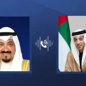 منصور بن زايد يهنئ أحمد عبدالله الصباح بتعيينه رئيساً لوزراء الكويت هاتفياً