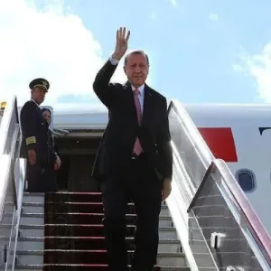 الرئيس التركي يصل إلى بغداد في زيارة رسمية