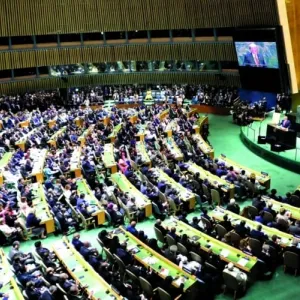 بدء جلسة الجمعية العامة للأمم المتحدة للتصويت على مشروع قرار بشأن عضوية فلسطين