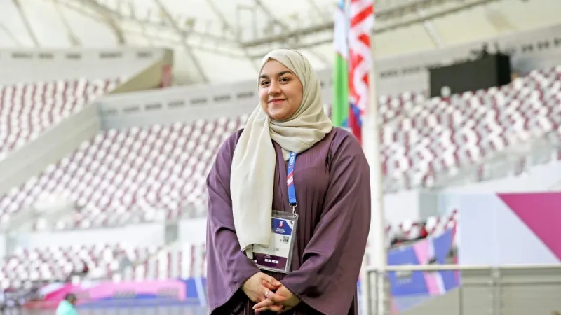 المتطوعة القطرية شهد المراغي في كأس آسيا تحت 23 سنة قطر 2024:  التطوع فرصة لرد الجميل والعرفان لقطر وتحقيق الذات والشعور بالإنجاز