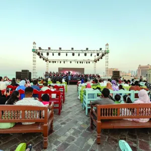العرضة القطرية تزين احتفالات كتارا في «الأضحى»