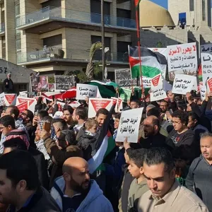 الأردن.. مظاهرات حاشدة أمام السفارة الأمريكية