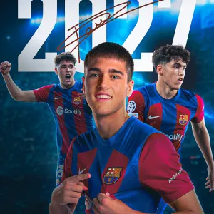 رسميا   برشلونة يعلن تمديد عقد لاعبه الشاب باو كوبارسي حتى صيف 2027