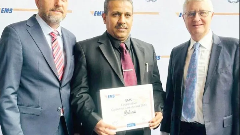 البحرين تفوز بجائزة خدمة العملاء الدولية من “البريدي العالمي”