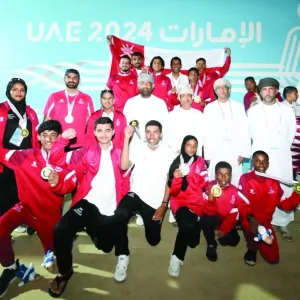 32 ميدالية تحصدها المنتخبات الوطنية في دورة الألعاب الخليجية