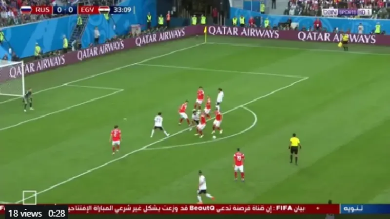 بالفيديو.. المنتخب المصري يهدر فرصة هدف مؤكد