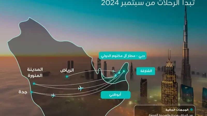 طيران ناس يطلق خطة توسعية ضخمة في السوق الإماراتي.. اعتباراً من سبتمبر 2024