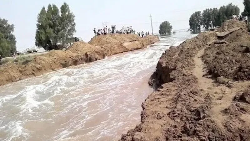 إجراءات احترازية بالمناطق الحدودية شرق العراق لحماية محصول الحنطة من الأمطار
