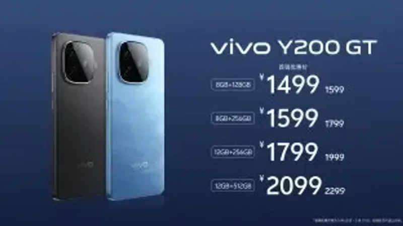 الإعلان عن هاتفي vivo Y200t و Y200 GT
