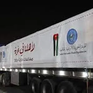 وصول 50 شاحنة مساعدات إنسانية أردنية إلى شمال غزة