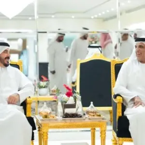 سعود بن صقر يواصل استقبال المهنئين بشهر رمضان