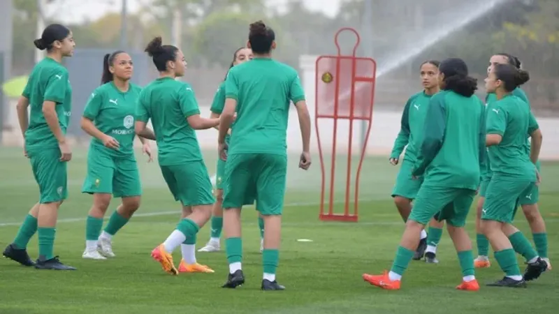 المنتخب المغربي النسوي لأقل من 17 سنة عازم على تحقيق الانتصار ضد نظيره الجزائري