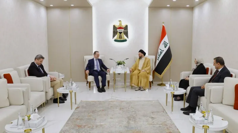 الحكيم يؤكد لسفير روسيا في بغداد أهمية استقرار العراق وأثره على أمن المنطقة