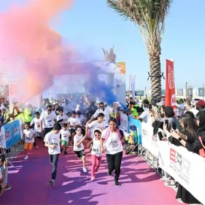 بنك البحرين الوطني يرعى ويشارك في سباق الألوان