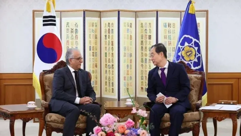 سلمان بن ابراهيم يلتقي رئيس الوزراء الكوري في سيؤول