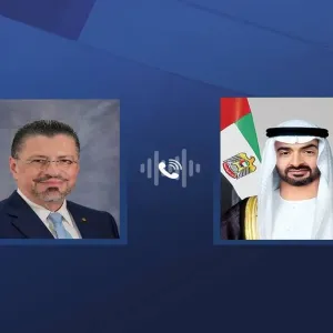 رئيسا الإمارات وكوستاريكا يبحثان سبل تعزيز التعاون الاقتصادي
