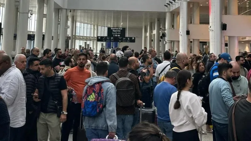 بالفيديو والصّور: المشهد في المطار... زحمة وتأخير