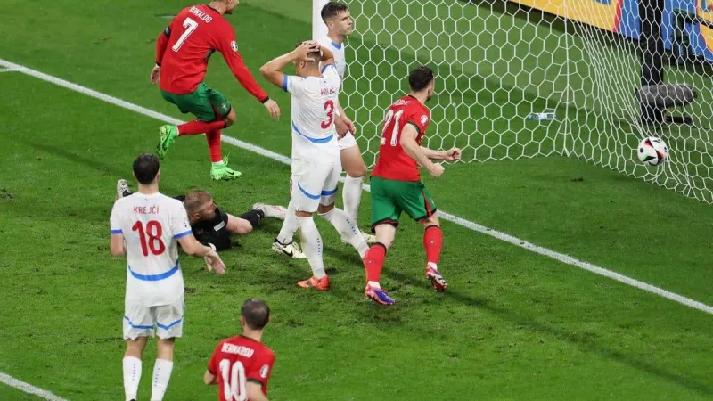 البرتغال تبدأ مشوارها في يورو 2024 بسيناريو مجنون وانتصارٍ في الدقيقة 92 أمام التشيك