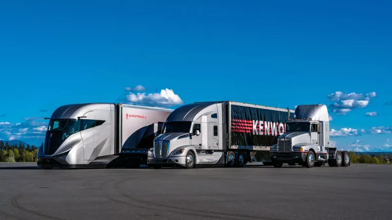 شاحنة كينورث SuperTruck 2 تأتي بتصميم انسيابي وكفاءة عالية