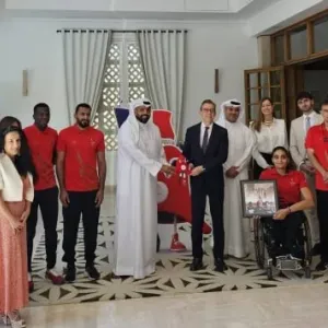 السفير الفرنسي لدى البحرين يستقبل الوفد البحريني المشارك في دورة الألعاب البارالمبية 2024