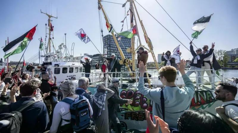 بعد احتجاجها على مشاركة إسرائيل بمسابقة يوروفيجن.. "سفينة غزة" تستعد لمغادرة السويد نحو القطاع #EuropeNews https://arabic.euronews.com/my-europe/2024/...