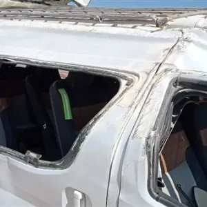إصابة 3 سيدات في حادث انقلاب سيارة بطريق محور الضبعة