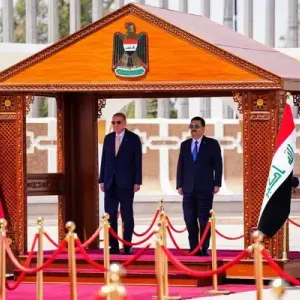 وصول الرئيس التركي إلى بغداد