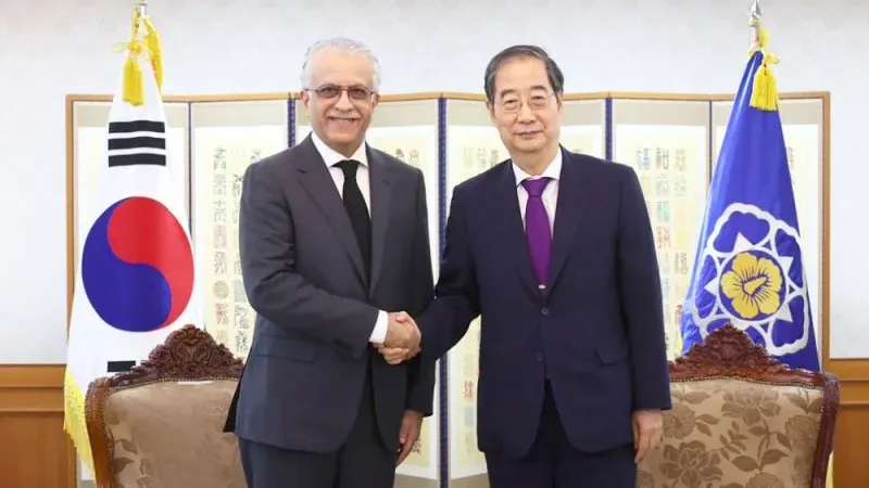 سلمان بن إبراهيم يلتقي رئيس الوزراء الكوري في سيؤول
